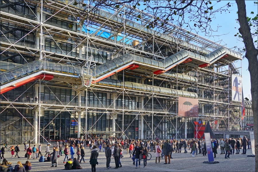 Centre Pompidou - Paris - Marais museum