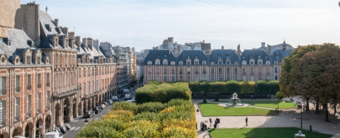 hôtel place des Vosges