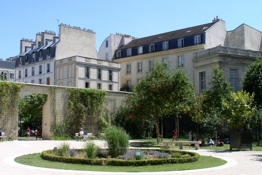 Jardin Anne-Frank - Marais juif Paris