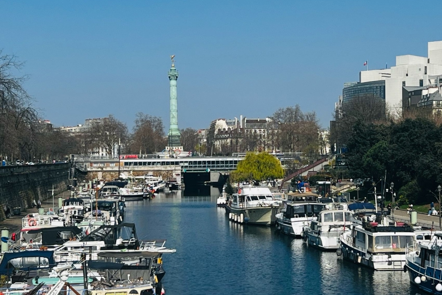 my_marais_paris_bastille-port_de_l_arsenal_1 Bassin de l'Arsenal - Bastille - Le Marais - Paris